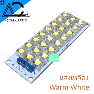 DC 12V 24-LED Super Bright Warm White LED แสงเหลือง