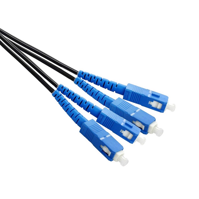 100m Outdoor CPRI Fiber Optic Patch Cord LC SC FC ST 4 Cores SM MM ...