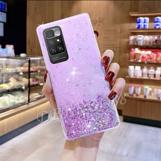 มีของพร้อมส่ง เคสโทรศัพท์ Xiaomi Redmi 10 Note 10 4G 5G 10s Note10 Pro Mi POCO F3 M3 X3 GT Pro 4G 5G Casing Silikon Gel Glitter Transparan Soft Case Back Cover เคส Redmi10 Phone Case