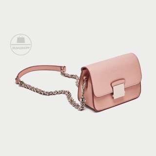 Zara cross body with 2 straps (outlet) สีชมพู