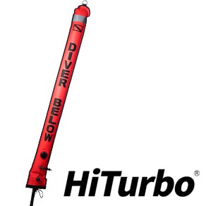 ภาพหน้าปกสินค้าHiturbo Scuba Diving Smb Surface Marker เทปสะท้อนแสงสําหรับดําน้ํา 150CM จากร้าน hiturbo.th บน Shopee