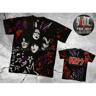 เสื้อOVP เสื้อวงKiss โอเวอร์ปริ้น สไตล์วินเทจ สกรีนทั้งตัว ผ้านอกนำเข้า เสื้อวินเทจ เสื้อโอเวอร์ไซส์ เสื้อวงดนตรี