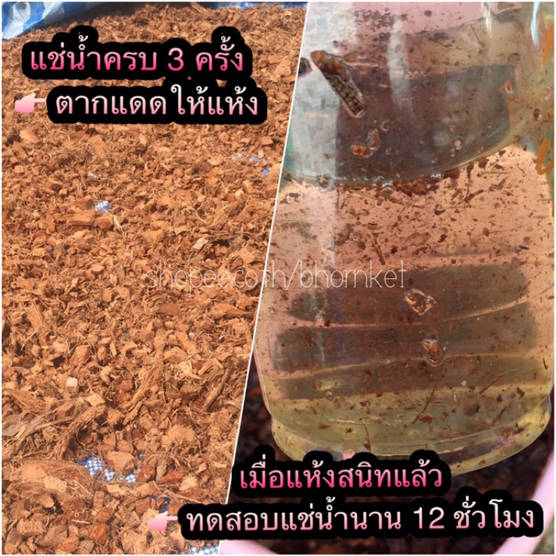 กาบมะพร้าวสับ-ล้างสารแทนนิน-สั่งได้สูงสุด6ถุงต่อ1คำสั่งซื้อ-ไม่สั่งรวมกับสินค้าอื่น