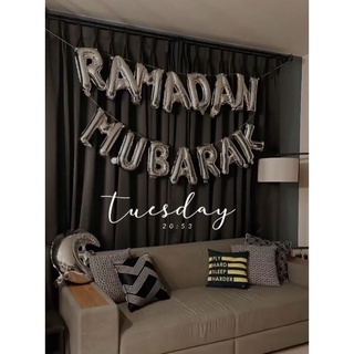 ลูกโป่ง​ วันอีดและเดือนรอมฎอน​ Ramadan MUBARAK​