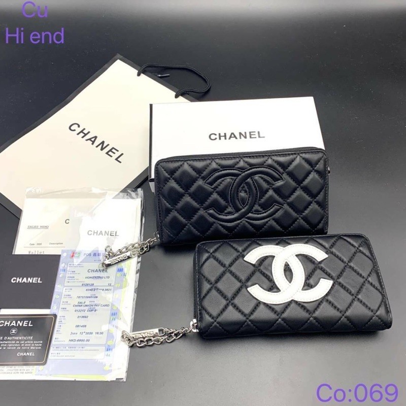 กระเป๋าตังค์-chanel-7-5-งานhi-end-หนังแท้ทั้งใบ