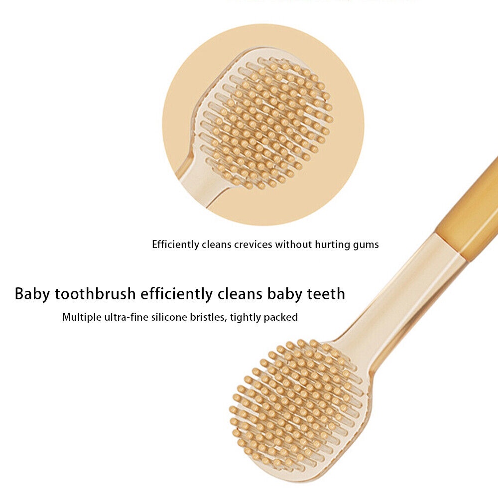 oral-care-ag-แปรงสีฟันเด็กทารก-0-18-เดือน-ทารกแรกเกิด-ซิลิโคน-ทําความสะอาดช่องปาก-แปรงสีฟันแมนนวล-แปรงทําความสะอาดลิ้นเด็ก-ที่ขูดลิ้น