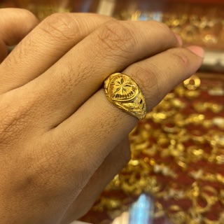 ภาพขนาดย่อของภาพหน้าปกสินค้าแหวนทองครึ่งสลึง หัวใจโป่งคละลาย น้ำหนักครึ่งสลึง ทองคำแท้96.5% มีใบรับประกัน จากร้าน penchamps บน Shopee