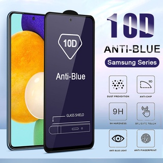 Samsung Galaxy Note 10 Lite/A01/A11/A31/A51/A71/A10s/A20s/A30s/A50s/A21S/A10/A20/A30/A50/A70/A80 ฟิล์มกระจกเต็มจอ สุญญากาศ กันแสงสีฟ้า