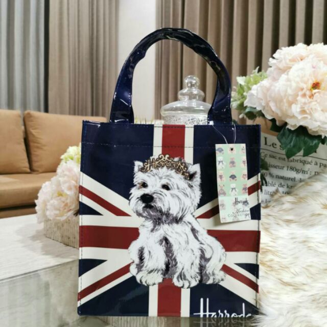 dont-miss-harrods-london-top-handle-shopping-bag-กระเป๋า-shoppingแท้