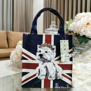 Dont Miss! Harrods London Top-handle Shopping Bag กระเป๋า Shoppingแท้💯