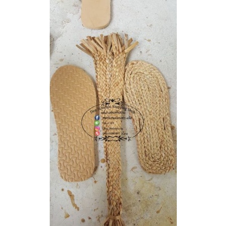 ภาพหน้าปกสินค้ารองเท้าสานผักตบชวา-ผลิต ปลีก-ส่ง แบบหัวใจ จากร้าน denwaterhiyacthin บน Shopee