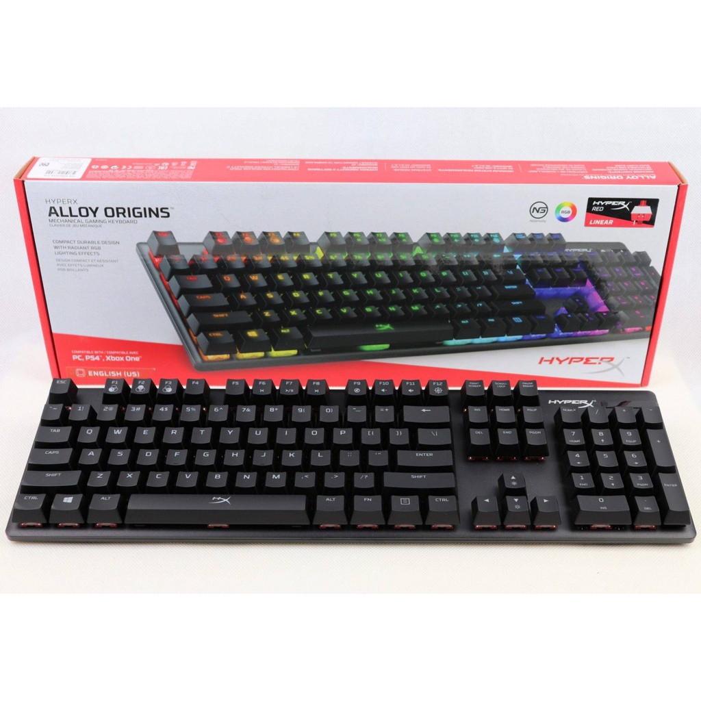 ภาพสินค้า(TH) HyperX Alloy Origins Mechanical Gaming Keyboard  คีย์บอร์ดเกมมิ่ง แมคคานิค จากร้าน ksc_officialshop บน Shopee ภาพที่ 3