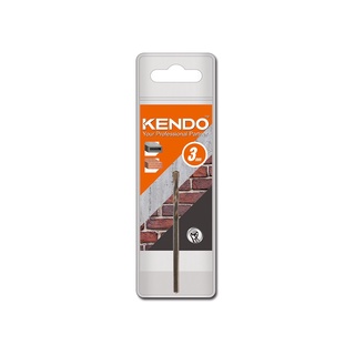 KENDO 19303004 ดอกเจาะปูนก้านกลม 3.0 × 60mm (1 ชิ้น/แพ็ค)