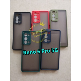 ✨พร้​อมส่งใน🇹🇭✨เคสขอบนิ่มหลังแข็งขุ่นคลุมกล้อง For Oppo Reno6Pro 5G / Reno 6 Pro 5G / Reno6Pro