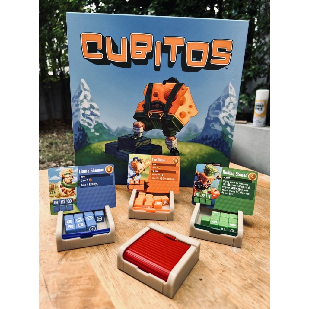 Cubitos Boardgame Sliding Lid Dice Box (Insert) กล่องฝาสไลด์สำหรับ