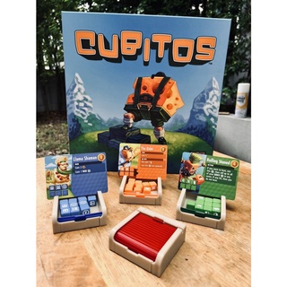 Cubitos  Boardgame: Sliding Lid Dice Box (Insert) - กล่องฝาสไลด์สำหรับจัดเก็บอุปกรณ์เกม Cubitos