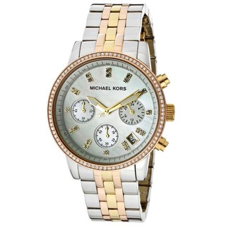 Michael Kors นาฬิกาข้อมือ สายสแตนเลส รุ่น MK5650 -สีเงิน/สีทอง/สีโรส โกลด์