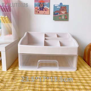 B_pluto326 Desktop Organizer Durable Dustproof Stable Space Saving Wide Application Multi Layers Storage Rack