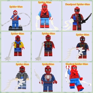 ของเล่นตัวต่อ ตุ๊กตา Marvel Spider-Man เข้ากันได้กับของเล่นเด็ก