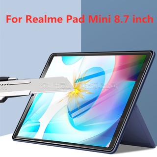 ฟิล์มกระจกนิรภัยกันรอยหน้าจอแท็บเล็ต แบบเต็มจอ สําหรับ Realme Pad Mini 8.7 นิ้ว 2 ชิ้น