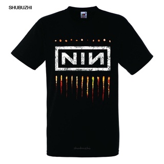 [S-5XL] Gildan เสื้อยืดผ้าฝ้าย 100% พิมพ์ลายโลโก้ Nine Inch Nails Nin Logo 2 สีดํา สําหรับผู้ชาย 2022