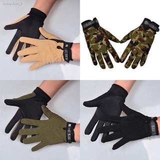 Wow Wow++ ถุงมือยาวเต็มนิ้ว มอเตอร์ไซค์ ยิงปืน ทหาร ยุทธศาสตร์ Tactical Gloves กิจกรรมกลางแจ้ง กันลื่น ยืดหยุ่นสูง ระบาย