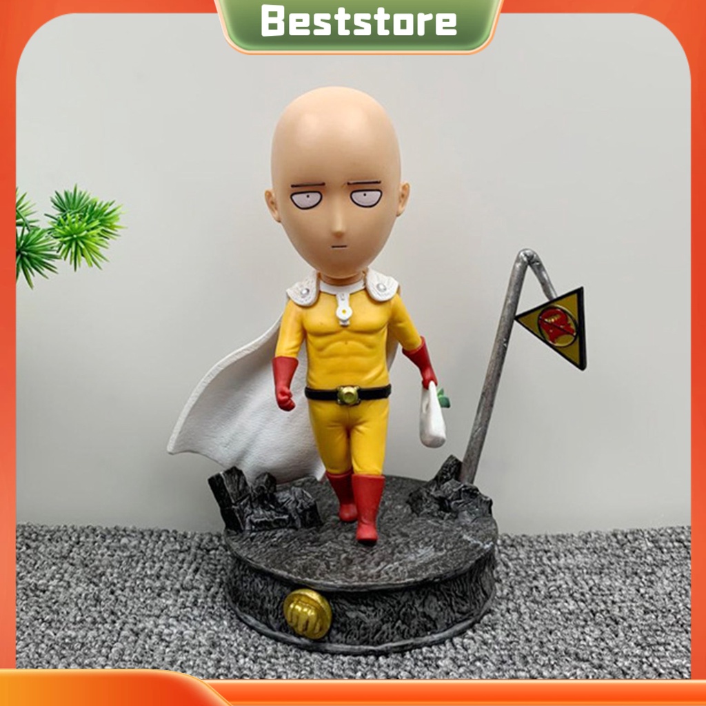 best-โมเดลตุ๊กตา-one-punch-man-saitama-พร้อมเสื้อคลุมของเล่นของสะสม