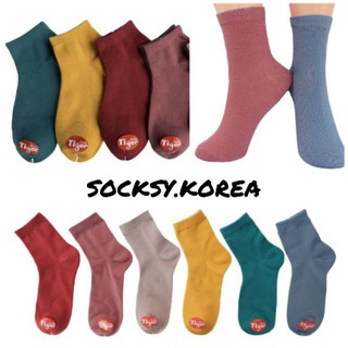 isocks  ถุงเท้า Premium ผ้าหนา!!สีพื้นเรียบๆOLD schoolใส่ได้ทั้งชายหญิงมีทั้งข้อสั้นและยาว