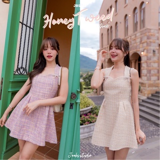 สินค้า #JBS761 HoneyTweed Dress