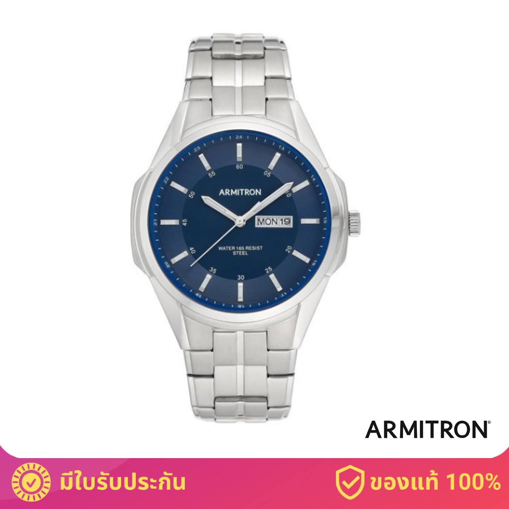 armitron-ar20-5391nvsv-w19-นาฬิกาข้อมือผู้ชาย-สายสเเตนเลส-สีเงิน