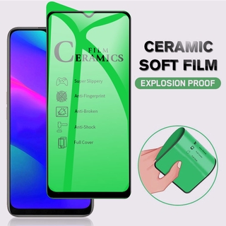 ฟิล์มกันรอยหน้าจอโทรศัพท์มือถือ แบบเซรามิคใส ตกไม่แตก สำหรับ OPPO F9 F11 Pro A5S A12 A15 A15S A31 A33 A53 A52 A91 A92 A93 A5 A9 2020 Reno 3 4 5