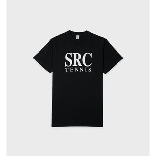 [ของแท้ 100%] เสื้อยืด SPORTY &amp; RICH SRC Tennis T Shirt Noir แฟชั่น