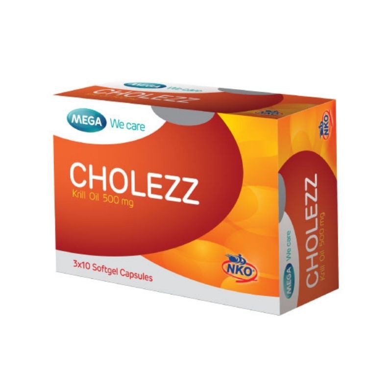 MEGA CHOLEZZ 500MG 3X10'S เมก้า โคเลซซ์ 500 มก. 30 แคปซูล | Shopee Thailand