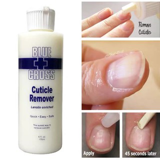 ภาพขนาดย่อของสินค้าน้ำยาตัดหนังเล็บ น้ำยาหนังนุ่ม ครีมตัดหนัง BLUE CROSS Cuticle remover 170ml และ 473ml