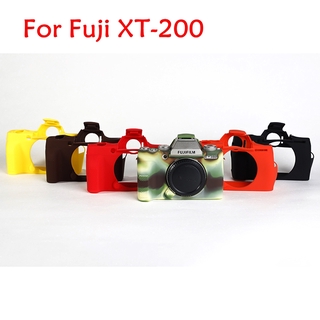เคสกล้องซิลิโคนนิ่ม ป้องกันรอยขีดข่วน สำหรับ Fujifilm X - T200 Fuji Xt200