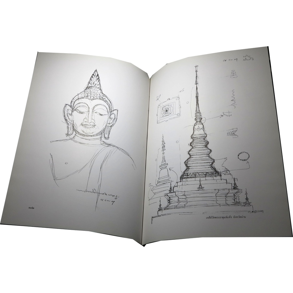 งานเขียนเส้นของ-เฟื้อ-หริพิทักษ์-fua-haribhitak-s-drawings-การศึกษาวิจัยเอกลักษณ์ศิลปกรรมล้านนาไทย