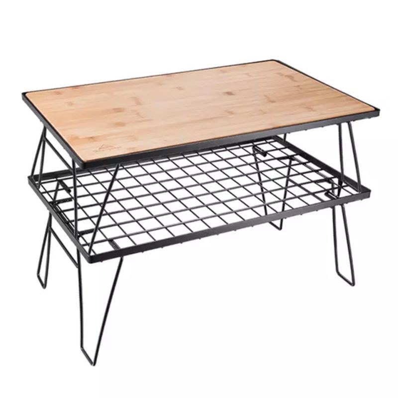 โต๊ะพับเหล็กหล่อ-campingmoon-t-230-โต๊ะตะแกรง-โต๊ะพับซ้อนได้-มีความแข็งแรงสูง-พร้อมส่ง