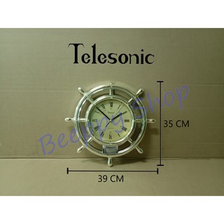 นาฬิกาแขวนผนัง TELESONIC  รุ่น 4-C278 นาฬิกาแขวนฝาผนัง นาฬิกาติดผนัง นาฬิกาประดับห้อง ของแท้