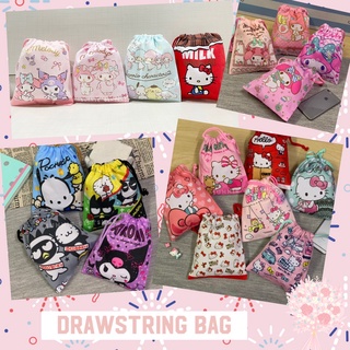 ภาพหน้าปกสินค้าพร้อมส่ง ถุงผ้าหูรูดลายการ์ตูน Kitty Sanrio ซึ่งคุณอาจชอบราคาและรีวิวของสินค้านี้