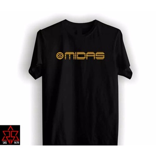 เสื้อยืด Baju KAOS KAOS ระบบเสียง DISTRO AUDIO MIDAS MIDAS ระบบเสียงผู้ปฏิบัติงาน