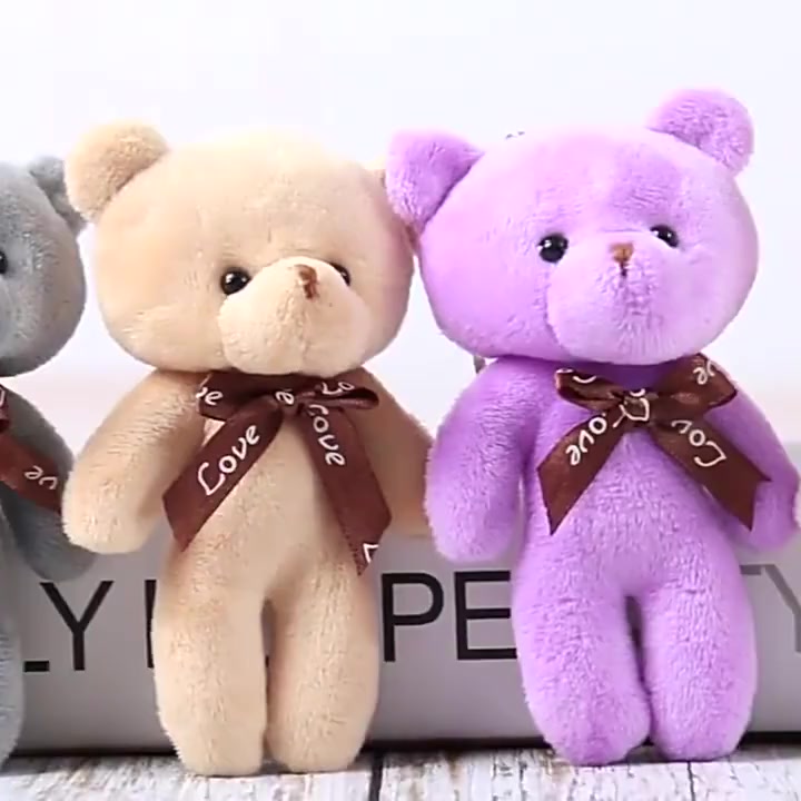 พวงกุญแจ-จี้ตุ๊กตาหมีเท็ดดี้น่ารัก-ขนาดเล็ก-เหมาะกับของขวัญวันเกิด-และงานแต่งงาน