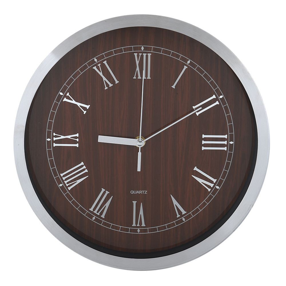 นาฬิกา-นาฬิกาแขวน-home-living-style-eiche-12นิ้ว-สีน้ำตาล-ของตกแต่งบ้าน-เฟอร์นิเจอร์-ของแต่งบ้าน-wall-clock-eiche-12-inc