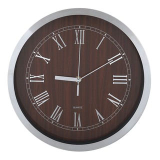 นาฬิกา นาฬิกาแขวน HOME LIVING STYLE EICHE 12นิ้ว สีน้ำตาล ของตกแต่งบ้าน เฟอร์นิเจอร์ ของแต่งบ้าน WALL CLOCK EICHE 12 INC