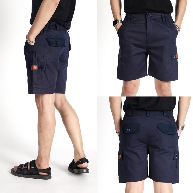 looker-กางเกงวินเทจขาสั้น-รุ่นกระเป๋าข้าง-มีให้เลือก-5-สี-9-clothing
