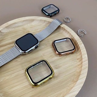 ภาพขนาดย่อของภาพหน้าปกสินค้างานใหม่ พร้อมส่ง  Case Pc Smart Watch แบบเงา + ฟิลม์กระจก, สำหรับ Smart Watch Series 6 5 4 3 2 1 SE จากร้าน sanny1825 บน Shopee