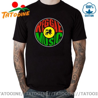 Tatooine เสื้อยืดลําลอง แขนสั้น พิมพ์ลาย Reggae Music สไตล์วินเทจ สําหรับผู้ชายS-5XL