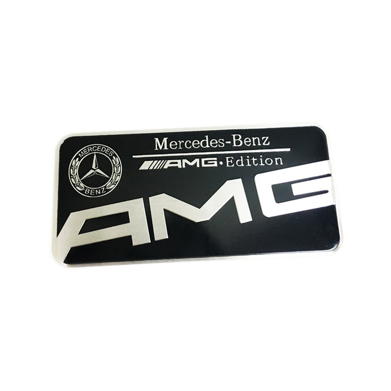 สติกเกอร์โลโก้-amg-mercedes-benz-อลูมิเนียมอัลลอย-สําหรับติดตกแต่งรถยนต์-รถบรรทุก