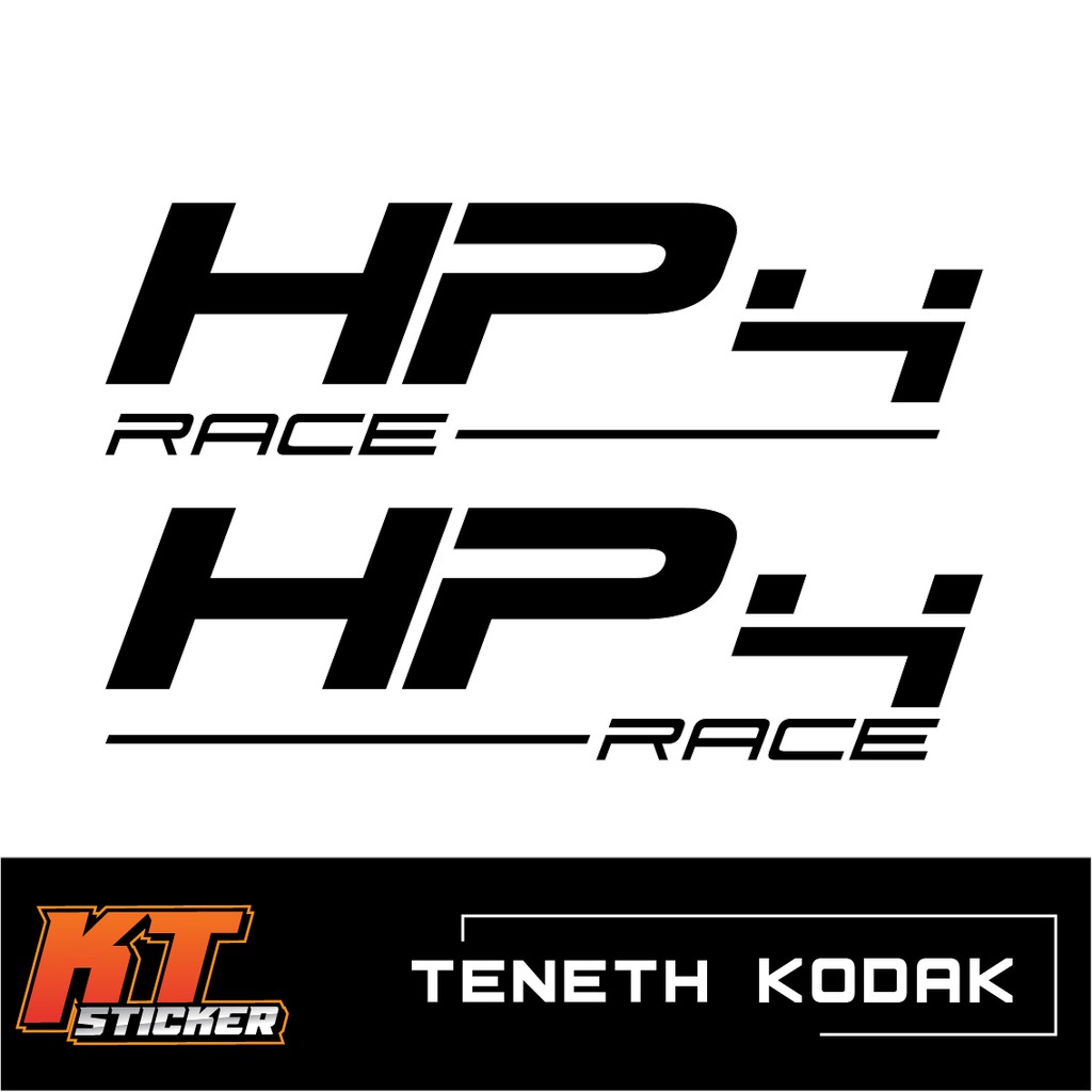 สติ๊กเกอร์ติดรถ HP4 RACE | Shopee Thailand
