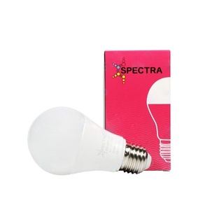 SPECTRA หลอดไฟ LED Bulb ขนาด 9W แสงสีขาว 6500K ขั้วเกลียว E27 ใช้งานไฟบ้าน AC220V-240V