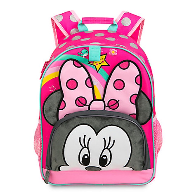 minnie-mouse-backpack-personalizable-กระเป๋าเป้-ลายมินนี่-เมาส์-สูง-15-นิ้ว-สินค้านำเข้า-disney-usa-แท้-100-ค่ะ